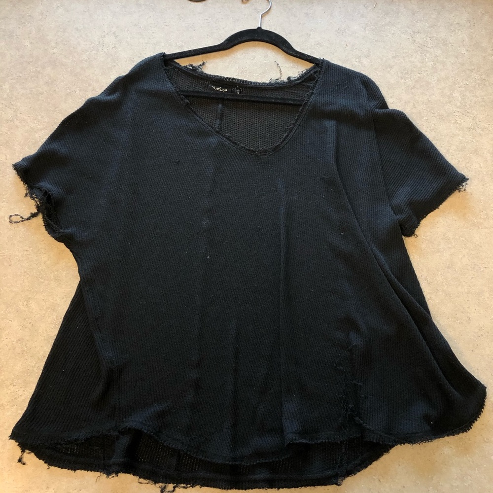 Black Unfinished Top